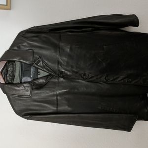 Men's Black Leather Jacket